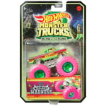 Hot Wheels Monster Trucks Glow in The Dark Midwest Madness - Mattel - NEUF Rare