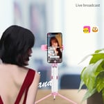 Wireless Bluetooth Selfie Stick Shutter Remote Extendable Tripod Black