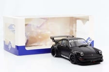 1:18 Porsche 911 964 Rwb Rauh-Welt " Darth-Vader " 2016 Noir Mat Solido