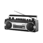 Veon Retro Bluetooth Boombox with Cassette Player