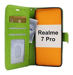 Crazy Horse Wallet Realme 7 Pro (Grön)