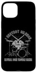 Coque pour iPhone 15 Plus I destroy Silence Rock Drummer, Natural Born Trouble Maker