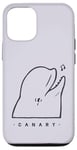 iPhone 13 Pro The canary of the sea. Minimalist, line art of a happy whale Case