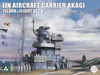 Takom 1/72 5023 IJN Aircraft Carrier Akagi Island w/ Flight Deck Model Kit