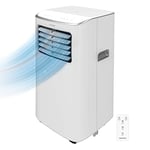 Cecotec Climatiseur Portable ForceClima 7400 Soundless Touch. Télécommande et commande tactile, 7000 BTU, affichage LED, 4 modes, 2 vitesses, couverture jusqu'à 15 m2