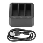 For OSMO Action Camera Battery Charger 3 Channel Rapid Charger With LED SLS