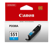 CLI-551 Genuine Canon Cyan Ink Cartridge For Canon Pixma iP7240, iP7250 , iP7200