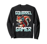 PC Squirrel Gamer Keyboard Video Computer Gaming Lovers Sweatshirt