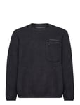 M Fleece Crew Black Peak Performance