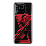 ERT GROUP Coque de téléphone Portable pour Xiaomi REDMI 10C Original et sous Licence Officielle Marvel Motif Black Widow 003 Parfaitement adapté à la Forme du téléphone Portable, Coque en TPU