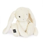 HISTOIRE D'OURS - Peluche Lapin Blanc - Collection LE LAPIN - 32 cm - Très Doux pour les Câlins - Longues Oreilles A Caresser - Idée Cadeau Anniversaire Enfant et Doudou pour Bébé - HO3242