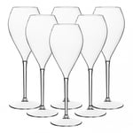 Lounge Plast Champagneglas 24cl, 6-pack - Lehmann