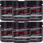 MANIC PANIC High Voltage Classic Hair Colour Cream - Plum Passion *PACK OF 6*