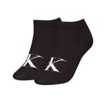 Calvin Klein Strumpor 2P Women Monogram Sneaker Socks Svart Strl 35/38 Dam