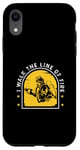 iPhone XR I Walk The Line Of Fire Awesome Fire Marshal Fire Department Case