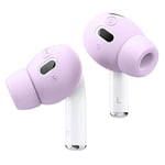 elago [6 Paires] Embouts d'oreille avec Coque Écouteurs Compatible avec AirPods Pro 2 - [3 Tailles : Grand + Moyen + Petit], Compatible avec Apple AirPods Pro 2ᵉ Génération (Violet)