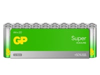 Gp Batteries Super Alkaline Gp15a, Engångsbatteri, Aa, Lr06, Alkalisk, 1,5 V, 20 Styck, Cd (Kadmium), Hg (Kvicksilver)