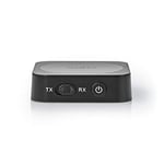 NEDIS Récepteur émetteur Bluetooth - Entrée de Connexion : 1 x AUX - Sortie : 1 x AUX SBC Up to 1 Appareil jusqu'à 6 Heures - Arrêt Automatique - Noir - Taille Unique