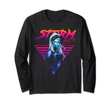 Marvel X-Men Storm 80's Retro Triangle Gradience Manche Longue