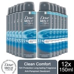 Dove Men+Care Advanced Antiperspirant Deodorant 72H Protection, 150 ml