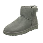 UGG Women's Classic Mini Ii Fashion Boot, Grey, 10 UK