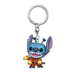 Funko POP! Keychain: Lilo & Stitch - Stitch With Blaster - Lilo and Stitch Novelty Keyring - Collectable Mini Figure - Stocking Filler - Gift Idea - Official Merchandise - Movies Fans