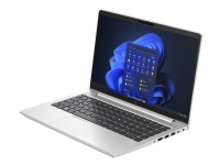 HP EliteBook 645 G10 Notebook - 180 graders gångsjärnskonstruktion - AMD Ryzen 5 - 7530U / upp till 4.5 GHz - Win 11 Pro - Radeon Graphics - 16 GB RAM - 256 GB SSD NVMe - 14 IPS 1920 x 1080 (Full HD) - Ethernet, Fast Ethernet, Gigabit Ethernet, IEEE 802.11b, IEEE 802.11a, IEEE 802.11g, IEEE 802.11n, IEEE 802.11ac, NFC, IEEE 802.11ax (Wi-Fi 6E), Bluetooth 5.3 - NFC, Wi-Fi 6E, Bluetooth - silveraluminum - kbd: hela norden