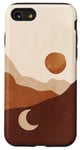 iPhone SE (2020) / 7 / 8 Aesthetic Boho Day and Night Pattern Sun and Moon Art Case