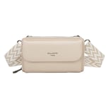 Gallantry Sac Bandoulière Portefeuille Mignon en Cuir Beige