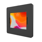 CTA Support Mural verrouillable de qualité supérieure avec boîtier de Verrouillage Robuste et routage intérieur des câbles pour iPad Pro 12,9", Surface Pro 3, 4, 5, 6, 7, 8, X (Pad-PLWB) – Noir