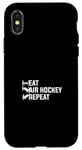 Coque pour iPhone X/XS Eat Air Hockey Repeat - Air Hockey