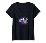 Womens Monkey with VR Glasses Virtual Reality V-Neck T-Shirt