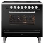 Ilve PI096WE3MG 90cm Roma Induction Single Oven Range Cooker In Matt Graphite