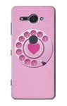 Pink Retro Rotary Phone Case Cover For Sony Xperia XZ2 Compact