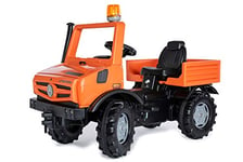 Rolly Toys- Auto RollyUnimog Service Edition 2020 (unimog, véhicule à pédale) – avec RollyFlashlight, siège réglable, pneus Silencieux, Single, 038237