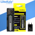 VeitoKala Lii-100C Lii-100 B Chargeur de Batterie Pour 18650 18350 26650 16340 RCRree 14500 3.7V 1.2V Ni-laissée Ni-Cd pipeline USB chargeur intelligent - Type Lii-100(U1)