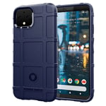 Google Rugged Shield Pixel 4 kuoret - Sininen Tummansininen