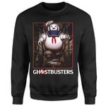 Ghostbusters Marshmallow Man Sweatshirt - Black - XS - Black