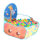 Kids Ball Pit Folding Cartoon Giraffe Baby Play Pool Tent With Basketball Ho GFL