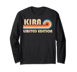 KIRA Name Personalized Funny Retro Vintage Birthday Long Sleeve T-Shirt