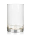 Bouquet oppladbar bordlampe, 3W LED 3000K 160lm, høyde 29 cm, Krom / Klart glass