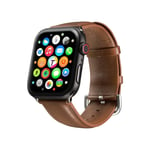 For Apple Watch Band 42mm 44mm 0 1 2 3 4 5 Leather Watches Band Brown