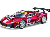 Bburago Modellbil 18-26308 Ferrari 488 Challenge (Formel Racing) 1:24