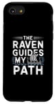 Coque pour iPhone SE (2020) / 7 / 8 Illustration viking nordique The Raven Guides My Path