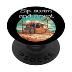 Plage et vacances avec des bars à cocktails cool PopSockets PopGrip Adhésif