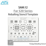 Amaoe SAM1-17 BGA Reballing Stbbles Pour Samsung Toutes les séries A gamme complète Exynos CPU RAM EMMC POWER Chargeur IC 18/Net Réparation - Type SAM12