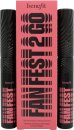 Benefit Fan Fest Fanning & Volumizing Mascara Duo Set 2x 8.5g Fanfest Volumizing Black Mascara