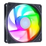 Cooler Master SickleFlow 120 ARGB Reverse - Ventilateur de Boîtier PC & Refroidissement 120 mm, Compatible Carte Mère RGB Adressable, Pales Translucides, 62 CFM, 2,5 mmH2O, 8 à 27 dBA -ARGB Reverse Ed