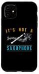 Coque pour iPhone 11 Ce n'est pas un saxophone clarinette jouant de la musique