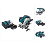 Makita DSS 610 RF1 scie circulaire portative sans fil 18 V 165 mm + 1x batterie 3,0 Ah + chargeur